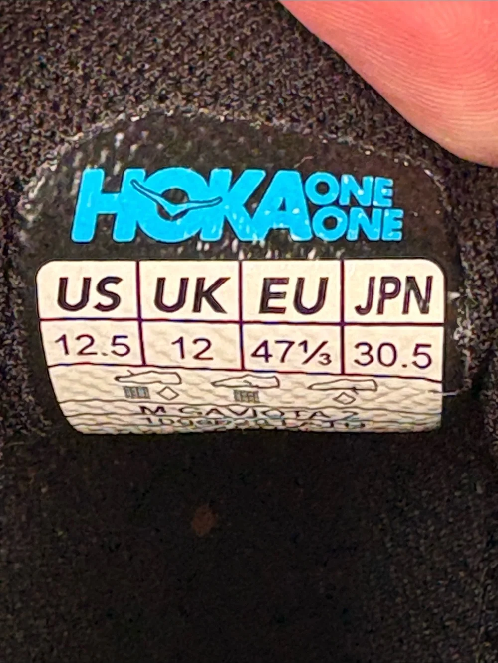 HOKA ONE ONE GAVIOTA 2, Size 12.5 RUNNIG SHOES 1099629